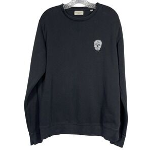 SUSPICIOUS Antwerp Sz M Men Sweatshirt Skull Crewneck Black Dia‎ De Los Muertos